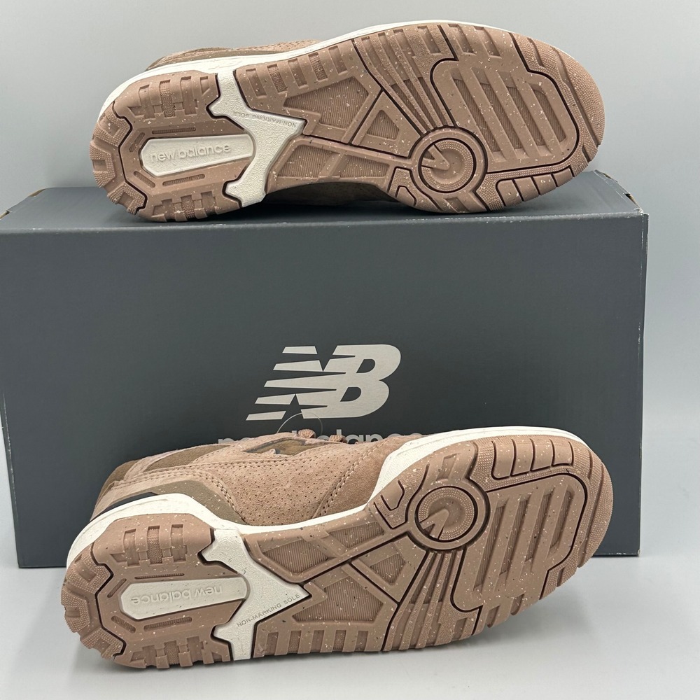 New Balance 550 Brown Suede Shoe BBW550RD Neutral Minimal Streetwear Women 6 NIB - Picture 6 of 12